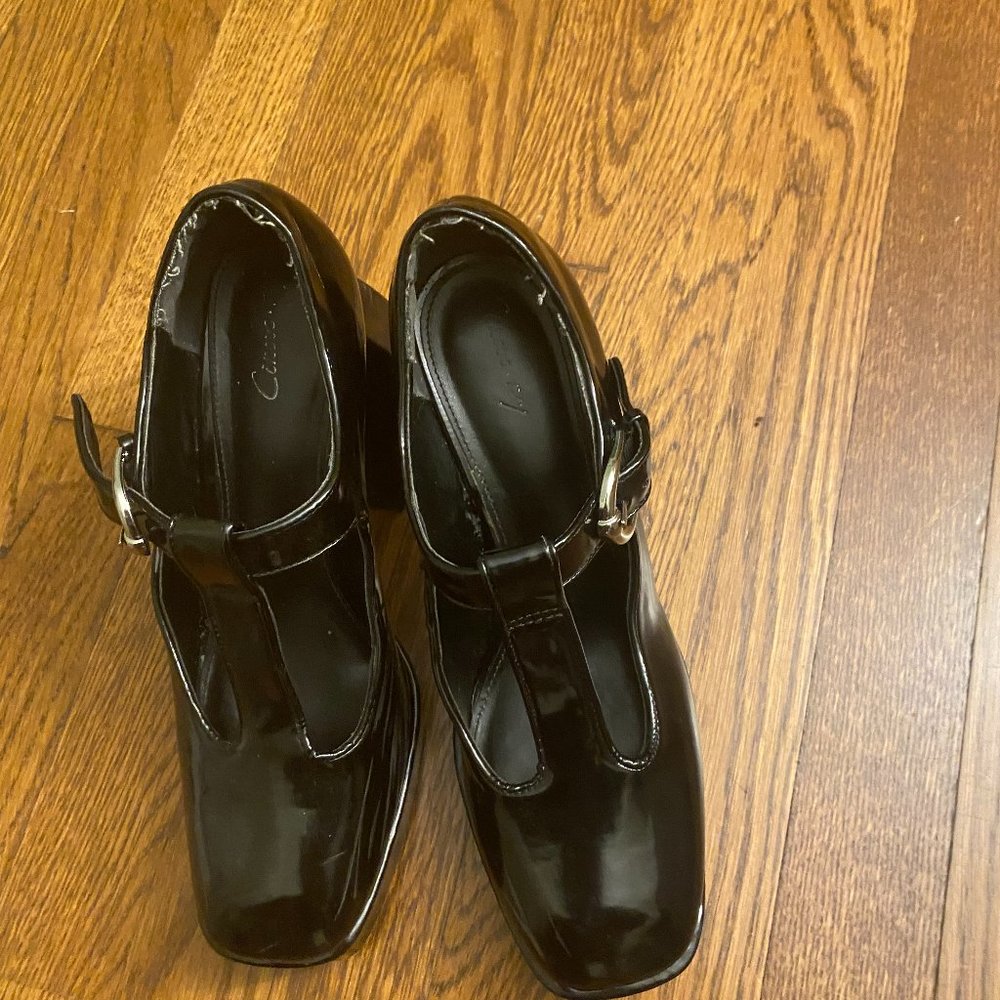 chunky black platforms